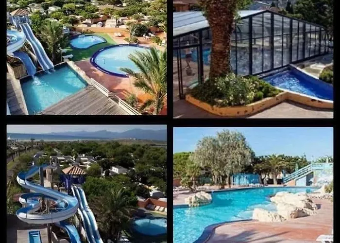 Mobil 8 Personnes Climatisé 3 Avec Piscines Et à Pied à 500m à Canet-plage Camping Canet-en-Roussillon