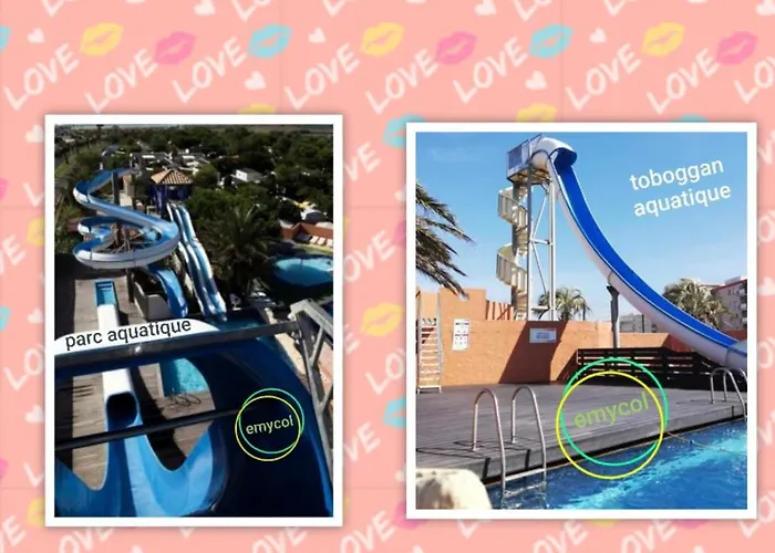 Camping Mobil 8 Personnes Climatisé 3 Avec Piscines Et à Pied à 500m à Canet-plage *