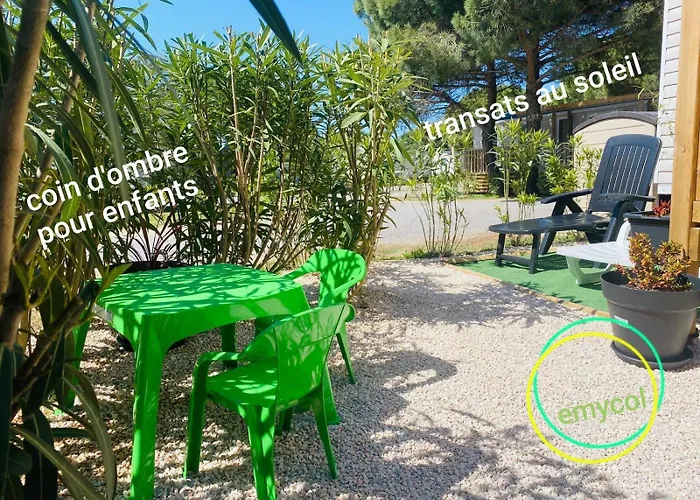 Mobil 8 Personnes Climatisé 3 Avec Piscines Et à Pied à 500m à Canet-plage *