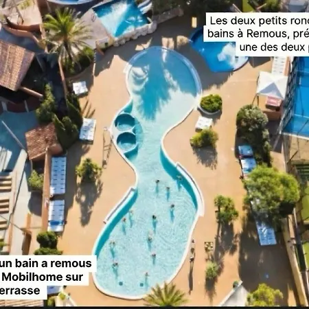 Mobil 8 Personnes Climatise 3 Avec Piscines Et A Pied A 500m A Canet-plage Kemp